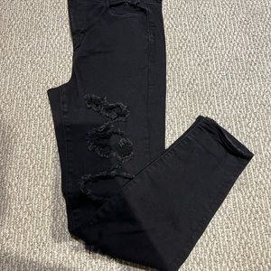 American eagle high waisted black jeans